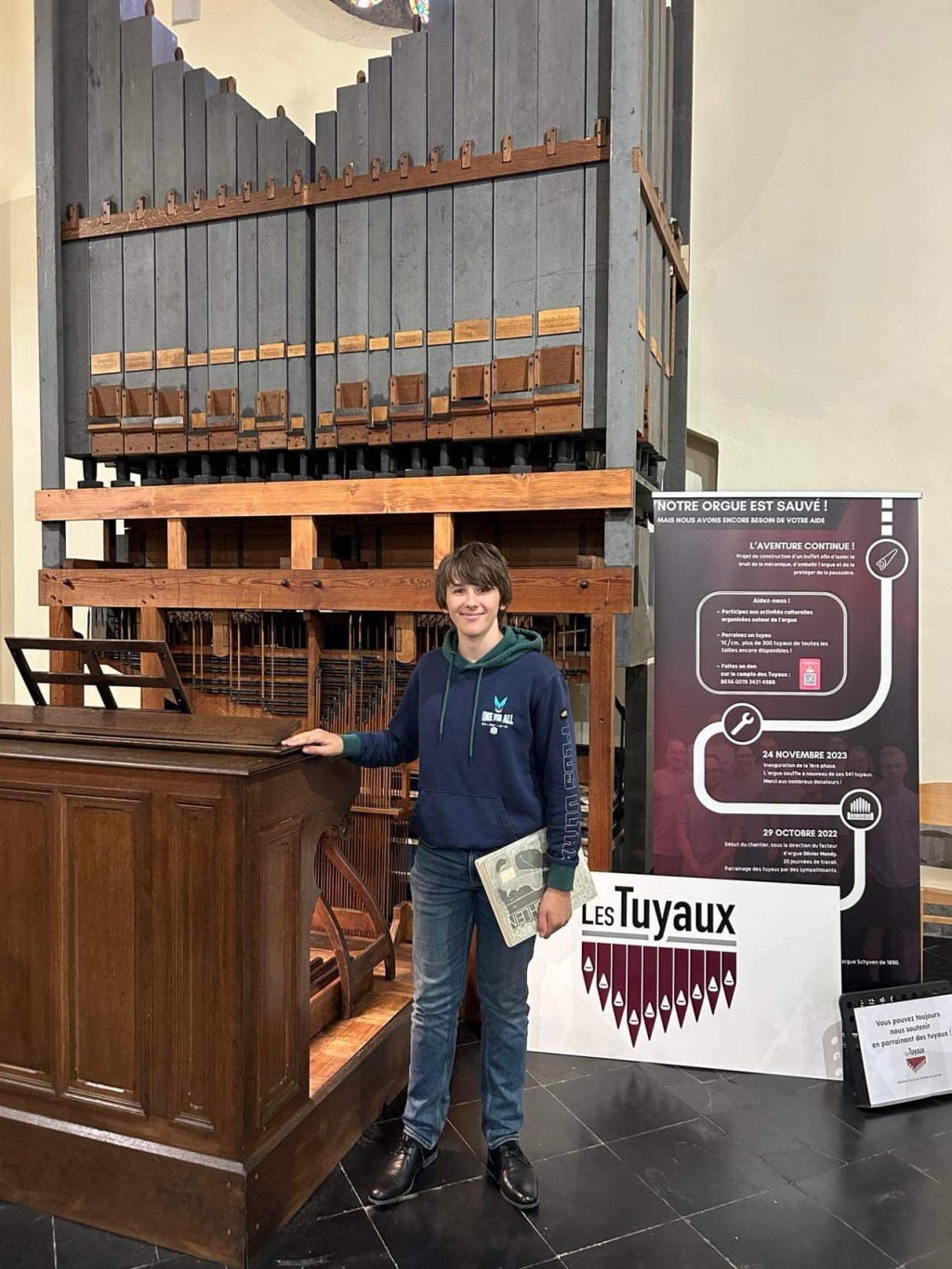 Une visite un peu particulière… des devoirs de vacances à l’orgue!