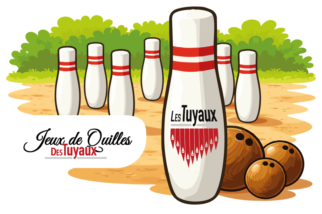Jeu de quilles - Des Tuyaux
